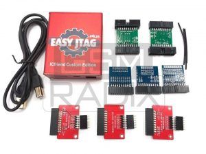 EASY JTAG PLUS BOX RED EDITION WITH 8 ISP ADAPTOR SET